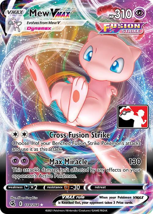 Fusion Strike Mew VMAX [Prize-Pack] Pokémon card
